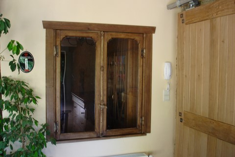 fenêtre ancienne bois chêne