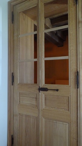 porte intérieure sur mesure vitrée